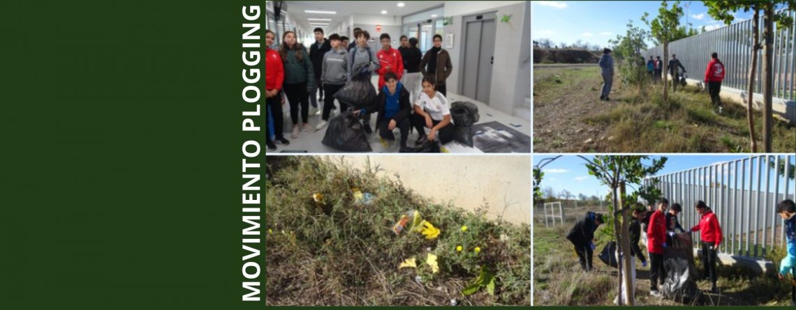 «Movimiento Plogging» en el IESO Castejón: ejercicio físico y medio ambiente.