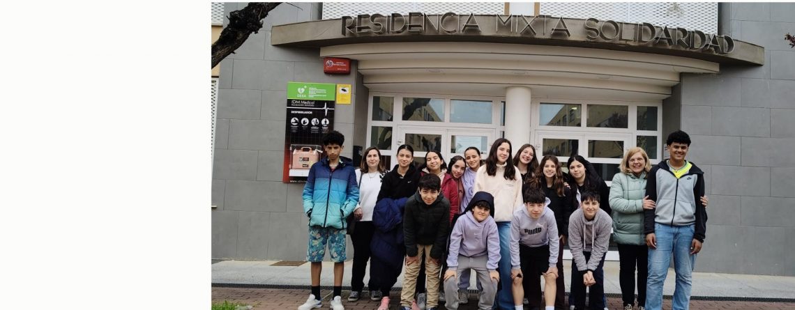 RESIDENCIA DE CASTEJÓN. VISITA DEL ALUMNADO DEL IESO CASTEJÓN.